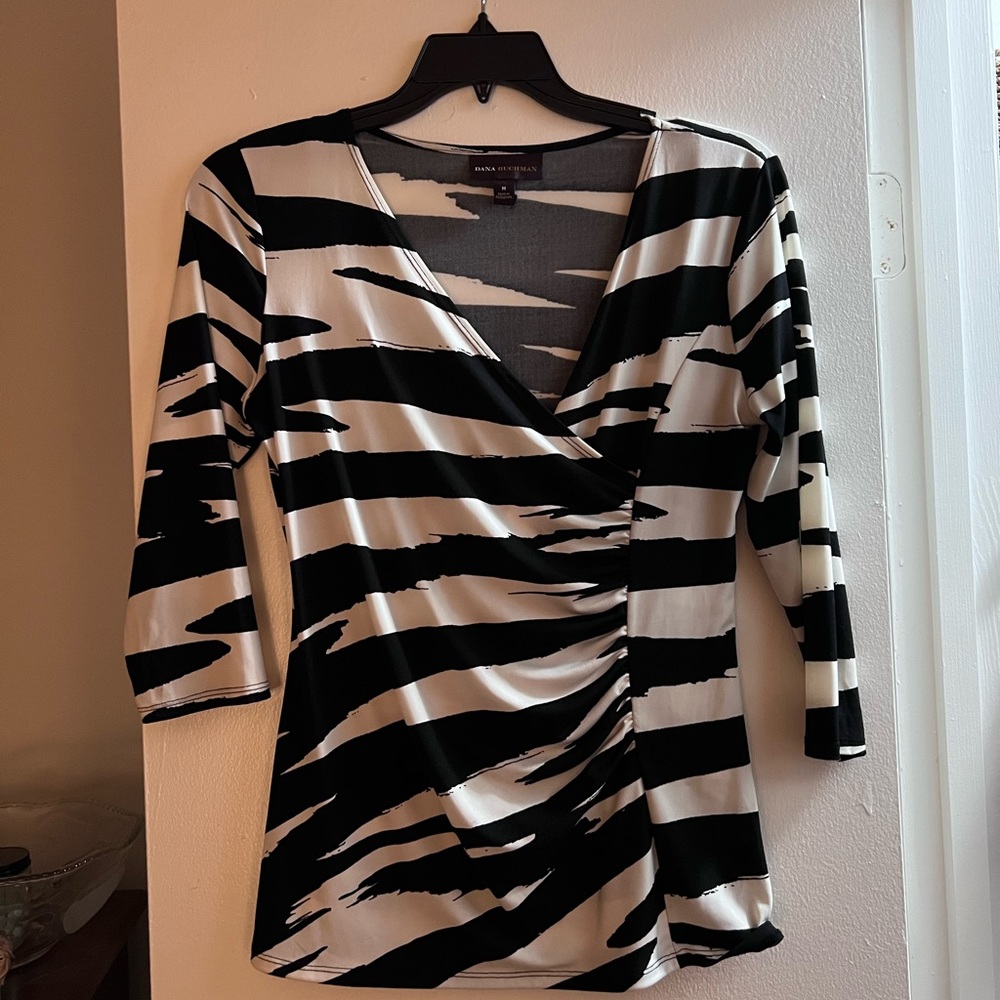 Dana Bachman medium zebra print top